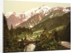 St. Marie bridge, Chamonix Valley in France, c.1890-c.1900 by Anonymous