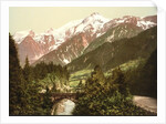 St. Marie bridge, Chamonix Valley in France, c.1890-c.1900 by Anonymous