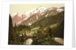 St. Marie bridge, Chamonix Valley in France, c.1890-c.1900 by Anonymous