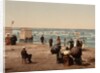 The beach, Blankenberghe in Belgium, c.1890-c.1900 by Anonymous