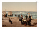 The beach, Blankenberghe in Belgium, c.1890-c.1900 by Anonymous