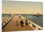 Entrance to port, Ostend, Belgium; c.1890-c.1900 by Anonymous
