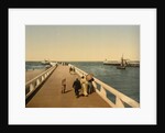 Entrance to port, Ostend, Belgium; c.1890-c.1900 by Anonymous