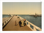 Entrance to port, Ostend, Belgium; c.1890-c.1900 by Anonymous