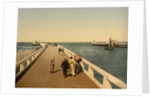 Entrance to port, Ostend, Belgium; c.1890-c.1900 by Anonymous