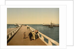Entrance to port, Ostend, Belgium; c.1890-c.1900 by Anonymous