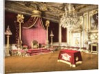 The throne room, Fontainebleau Palace, France, c.1890-c.1900 by Anonymous