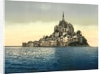 East coast at high water, Le Mont St. Michel, France by Anonymous
