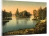 Bois du Boulougne, the lake, Paris, France, c.1890-1900 by Anonymous