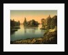 Bois du Boulougne, the lake, Paris, France, c.1890-1900 by Anonymous