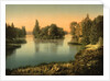 Bois du Boulougne, the lake, Paris, France, c.1890-1900 by Anonymous