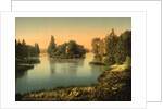 Bois du Boulougne, the lake, Paris, France, c.1890-1900 by Anonymous