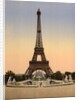 Eiffel Tower, full-view, looking toward the Palais du Trocadéro, Paris, France, c.1890-c.1900 by Anonymous