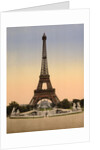 Eiffel Tower, full-view, looking toward the Palais du Trocadéro, Paris, France, c.1890-c.1900 by Anonymous