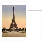 Eiffel Tower, full-view, looking toward the Palais du Trocadéro, Paris, France, c.1890-c.1900 by Anonymous