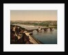 General view and Benezech or Benezet Bridge, Avignon, Provence, France, c.1890-c.1900 by Anonymous