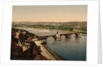 General view and Benezech or Benezet Bridge, Avignon, Provence, France, c.1890-c.1900 by Anonymous