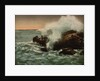 Surf view, Ventimiglia, Riviera, c.1890-1900 by Anonymous