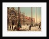 Pigeons in St. Mark's Place, Venice, Italy, c.1890-c.1900 by Anonymous