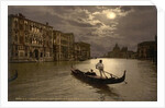 Grand Canal by moonlight, Venice, Italy, c.1890-c.1900 by Anonymous
