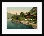 Brienz Lake, chalet on the lake, Bernese Oberland, Switzerland, c.1890-c.1900 by Anonymous