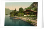Brienz Lake, chalet on the lake, Bernese Oberland, Switzerland, c.1890-c.1900 by Anonymous