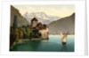 Chillon Castle, and Dent du Midi, Geneva Lake, Switzerland, c.1890-c.1900 by Anonymous