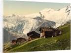 Saas Fee, alpine view, Valais, Alps of, Switzerland, c.1890-c.1900 by Anonymous