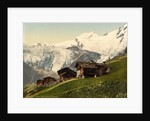 Saas Fee, alpine view, Valais, Alps of, Switzerland, c.1890-c.1900 by Anonymous