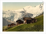 Saas Fee, alpine view, Valais, Alps of, Switzerland, c.1890-c.1900 by Anonymous