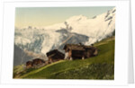 Saas Fee, alpine view, Valais, Alps of, Switzerland, c.1890-c.1900 by Anonymous