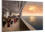 Konig Albert, Promenade Deck, North German Lloyd, Royal Mail Steamers, c.1890-c.1900 by Anonymous