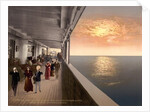 Konig Albert, Promenade Deck, North German Lloyd, Royal Mail Steamers, c.1890-c.1900 by Anonymous