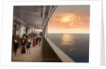Konig Albert, Promenade Deck, North German Lloyd, Royal Mail Steamers, c.1890-c.1900 by Anonymous