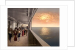 Konig Albert, Promenade Deck, North German Lloyd, Royal Mail Steamers, c.1890-c.1900 by Anonymous