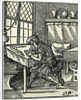 The Woodblock cutter, 1568 by Jost Amman