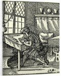 The Woodblock cutter, 1568 by Jost Amman