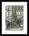 The Woodblock cutter, 1568 by Jost Amman