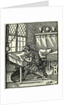 The Woodblock cutter, 1568 by Jost Amman