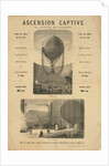 Broadside announcing a captive balloon ascension during the Paris Exposition of 1867 by Anonymous