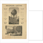 Broadside announcing a captive balloon ascension during the Paris Exposition of 1867 by Anonymous