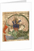 Anti Christ seated on a Leviathan from 'Liber Floridus' by Lambert de Saint-Omer, 1120 by Flemish School