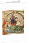 Anti Christ seated on a Leviathan from 'Liber Floridus' by Lambert de Saint-Omer, 1120 by Flemish School
