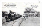 Postcard of the station at Kelle, c.1908 by Anonymous