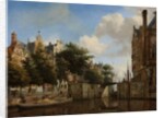 Amsterdam City View with Houses on the Herengracht and the old Haarlemmersluis, c.1670 by Jan van der Heyden