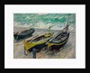 Three Fishing Boats, 1886 by Claude Monet