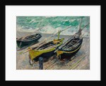 Three Fishing Boats, 1886 by Claude Monet