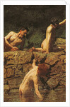 Swimming Hole, 1885 by Thomas Cowperthwait Eakins