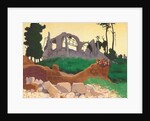 The Church of Souain, 1917 by Felix Edouard Vallotton
