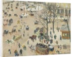 La Place du Théâtre Français by Camille Pissarro